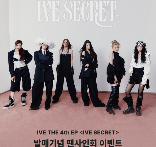 IVE IVE SECRET 4TH EP ALBUM 251025 WITHMU FAN SIGN EVENT