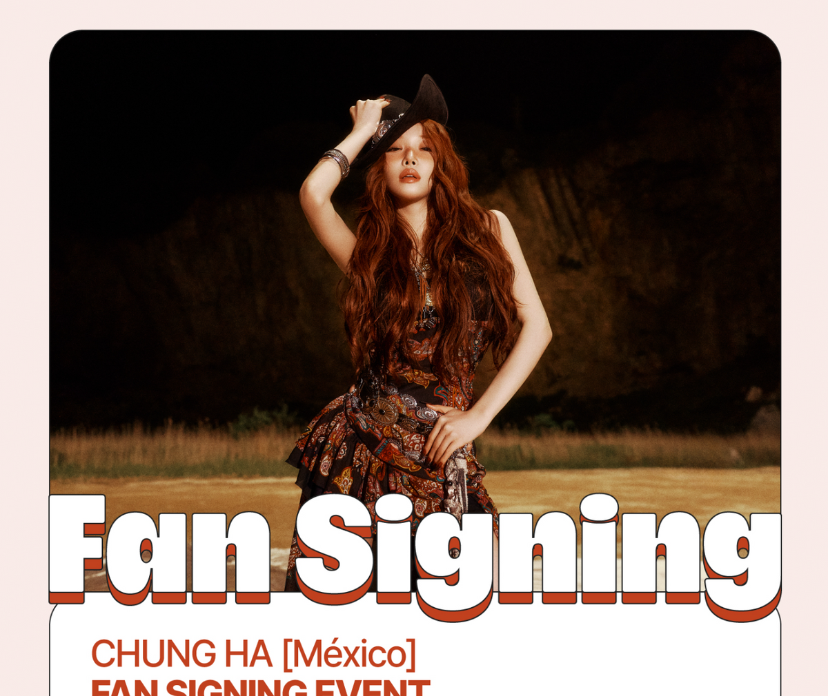 CHUNGHA MEXICO DIGITAL ALBUM 260912 WITHMU FAN SIGN EVENT